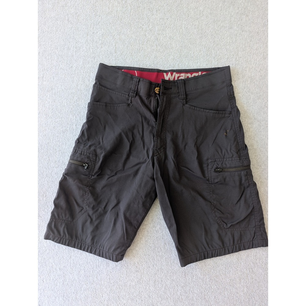 Wrangler Shorts Mens Outdoor Series Cargo Grey 30 NW981CV Zipper Pockets